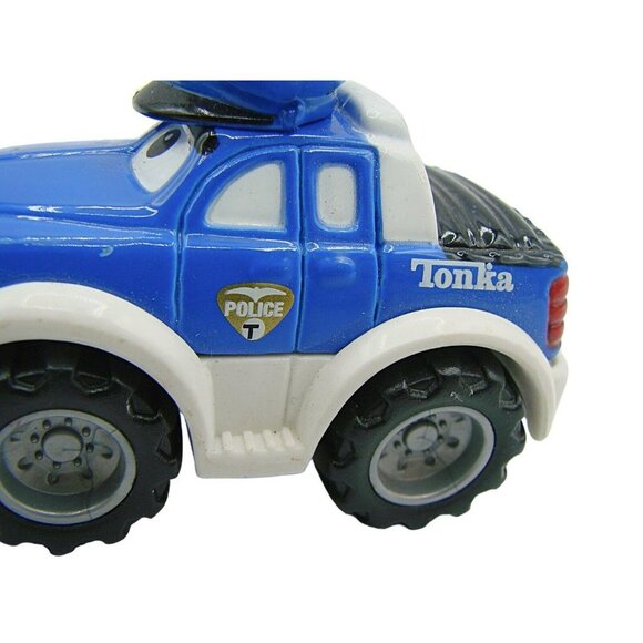 Set 2 Tonka Maisto Lil Chuck and Police Car Chuck and Friends Blue 2000 Diecast - Picture 7 of 12